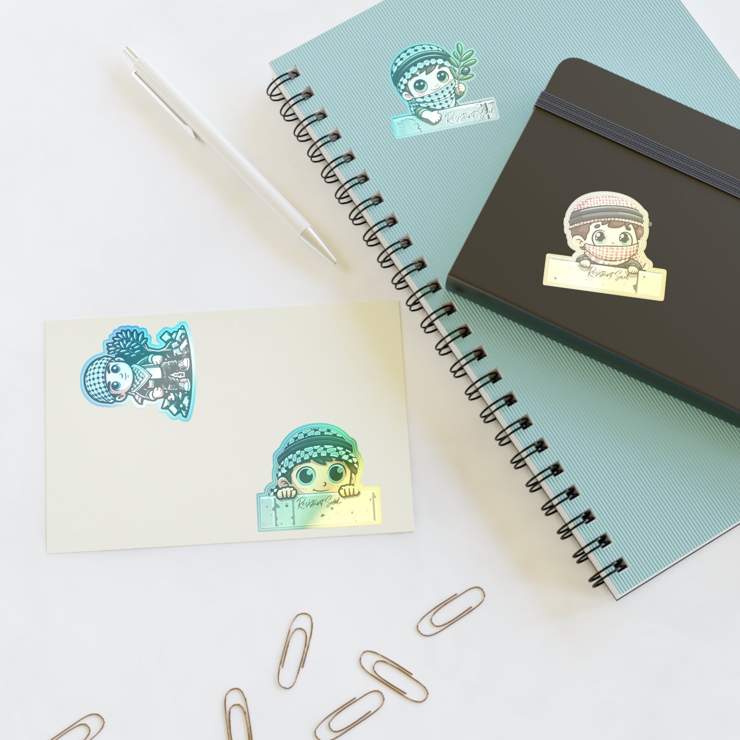 Keffiyeh Kids Stickers - Boys Pack - Palestine Inspired Designs