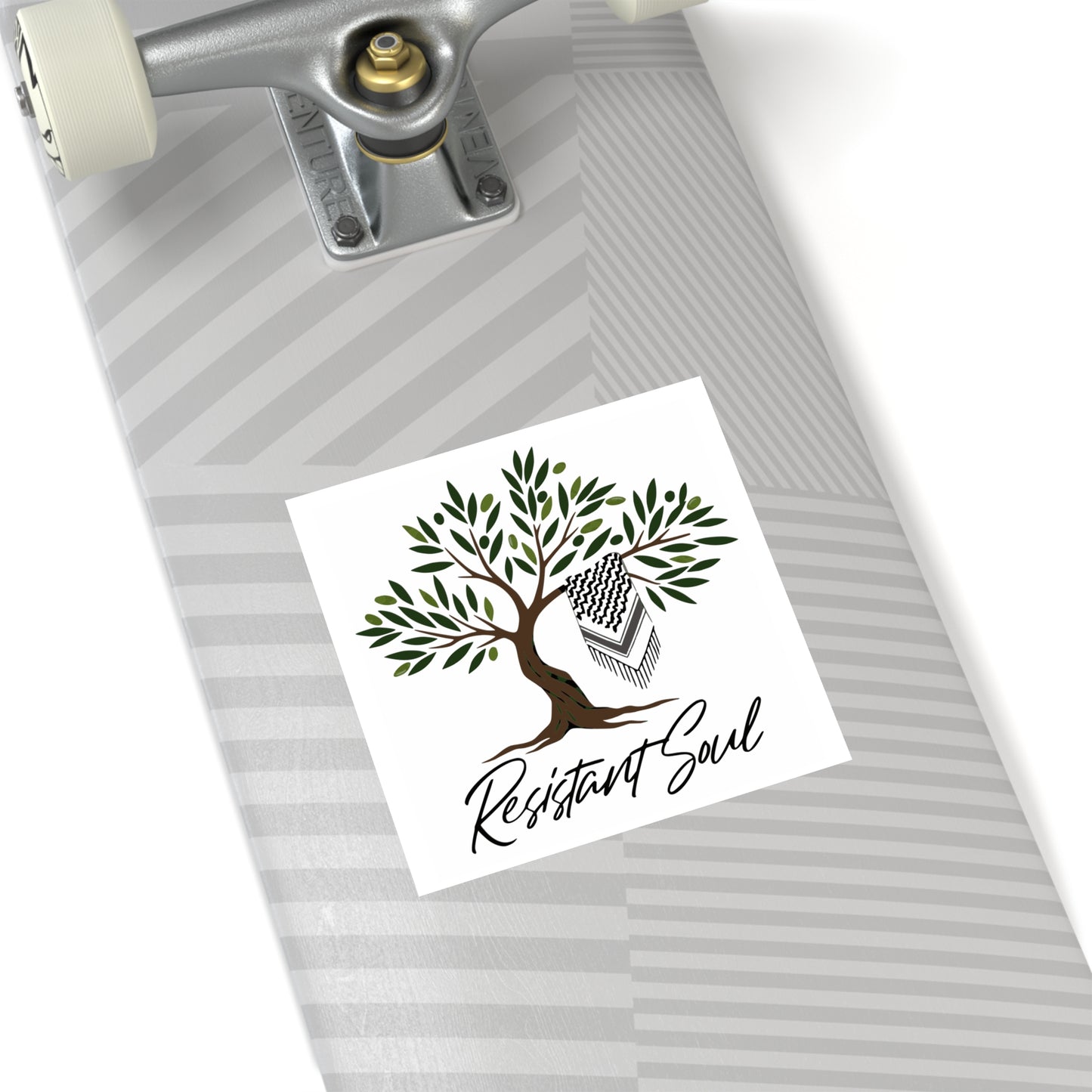 Resistant Soul Square Stickers - Indoor/Outdoor
