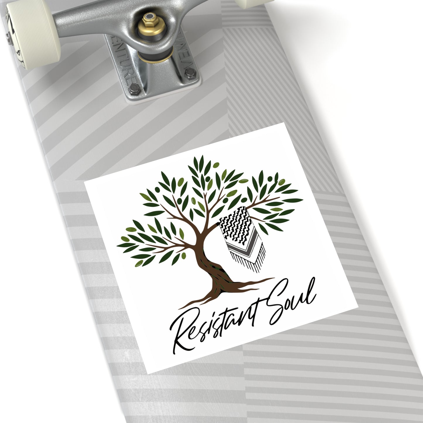 Resistant Soul Square Stickers - Indoor/Outdoor