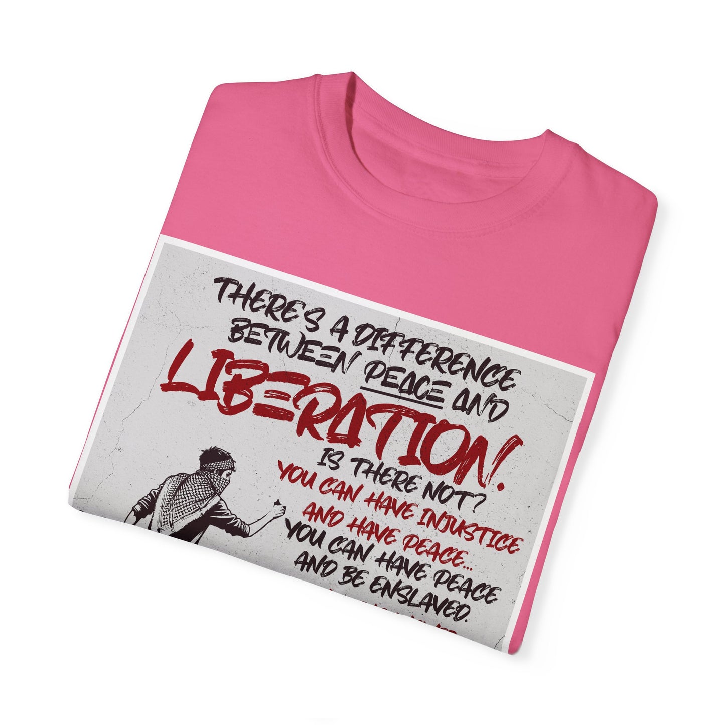 Liberation - Kwame Ture - Unisex Garment-Dyed T-Shirt