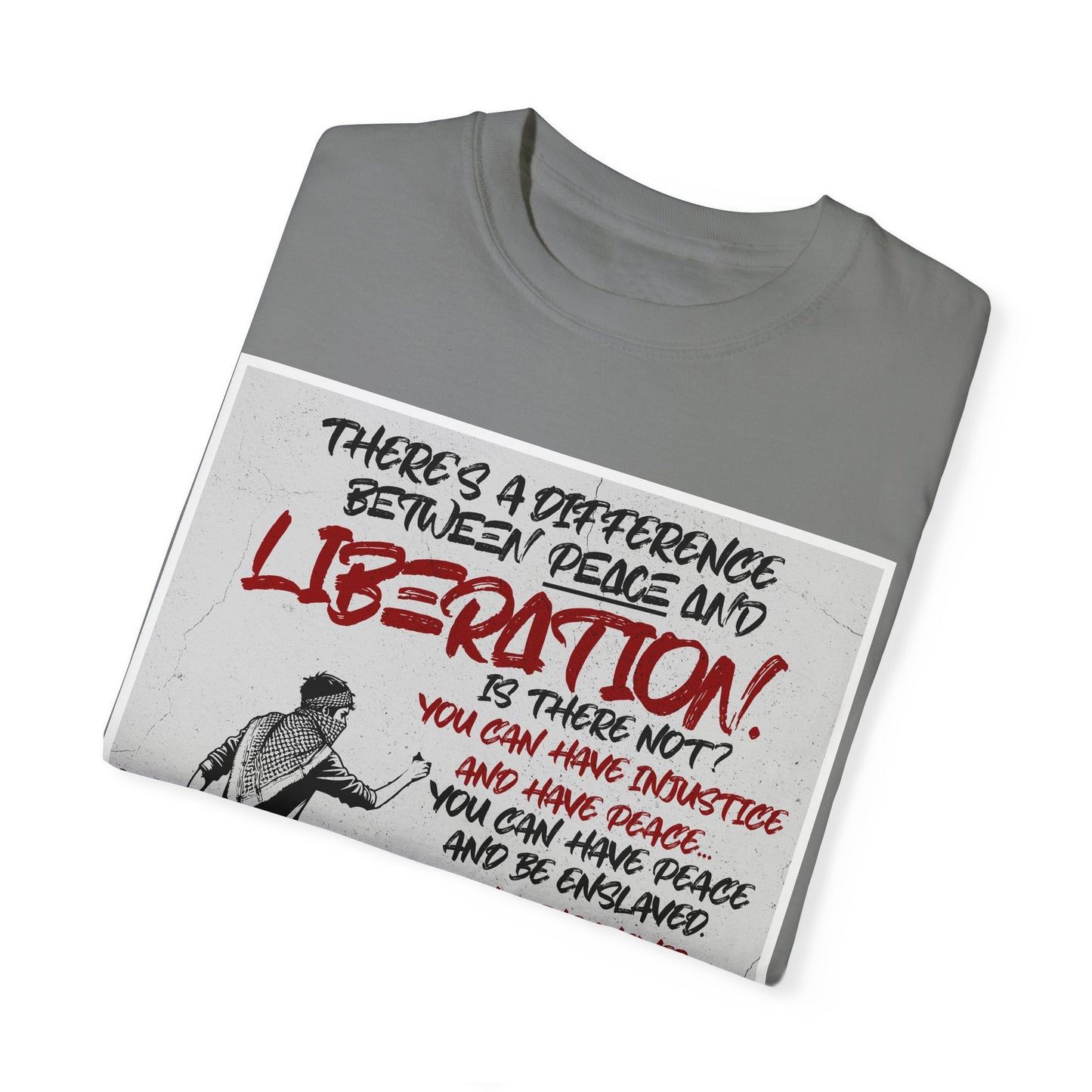 Liberation - Kwame Ture - Unisex Garment-Dyed T-Shirt