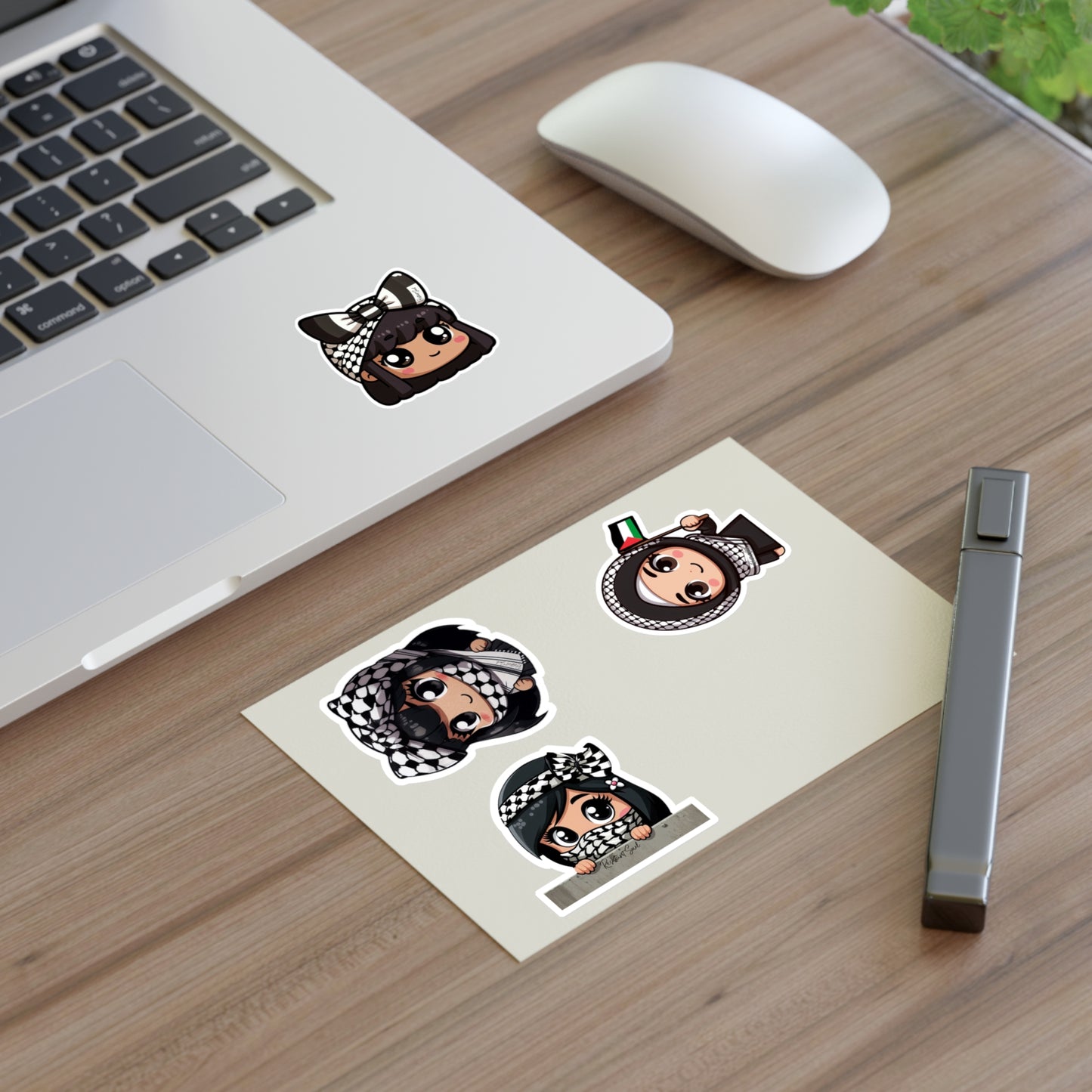Keffiyeh Kids Stickers- Girls Pack - Palestine-Inspired Designs