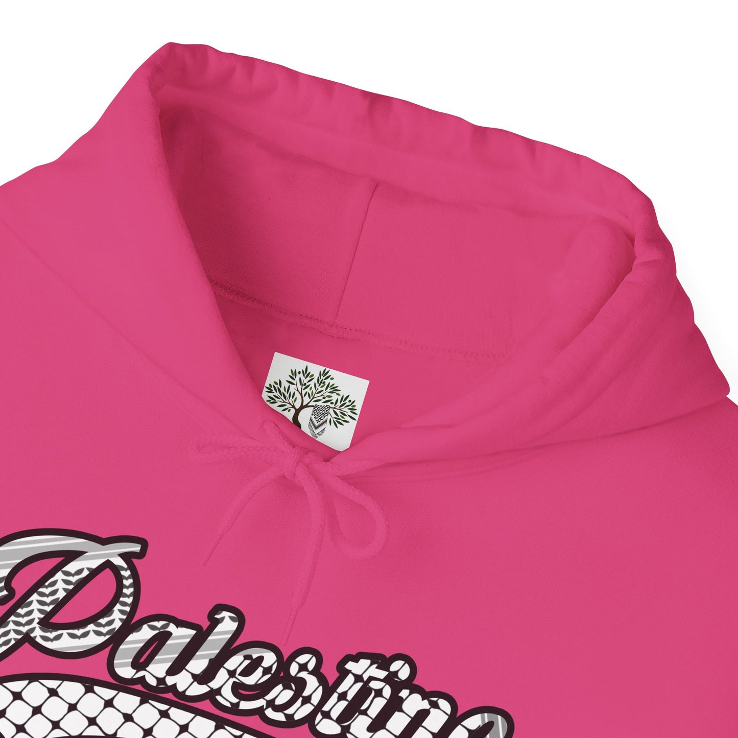 Palestine Keffiyeh Script Hoodie - Unisex Heavy Blend™ Sweatshirt