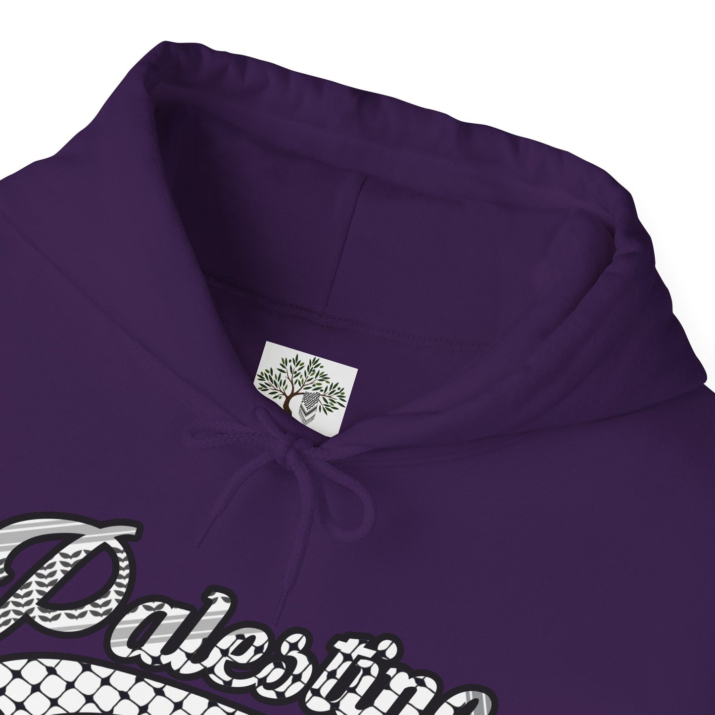 Palestine Keffiyeh Script Hoodie - Unisex Heavy Blend™ Sweatshirt