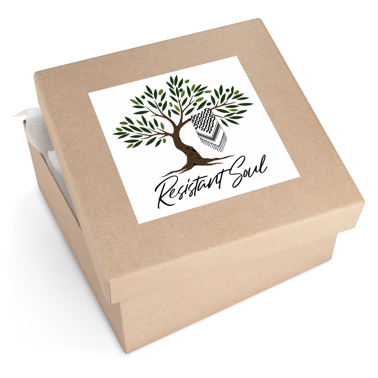 Resistant Soul Square Stickers - Indoor/Outdoor