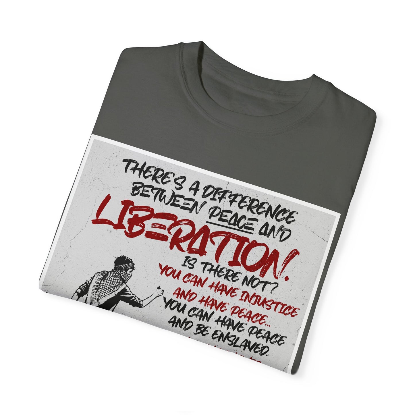 Liberation - Kwame Ture - Unisex Garment-Dyed T-Shirt