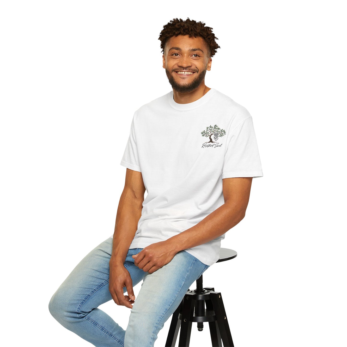 Resistant Soul Logo Tee - Unisex Garment-Dyed T-shirt