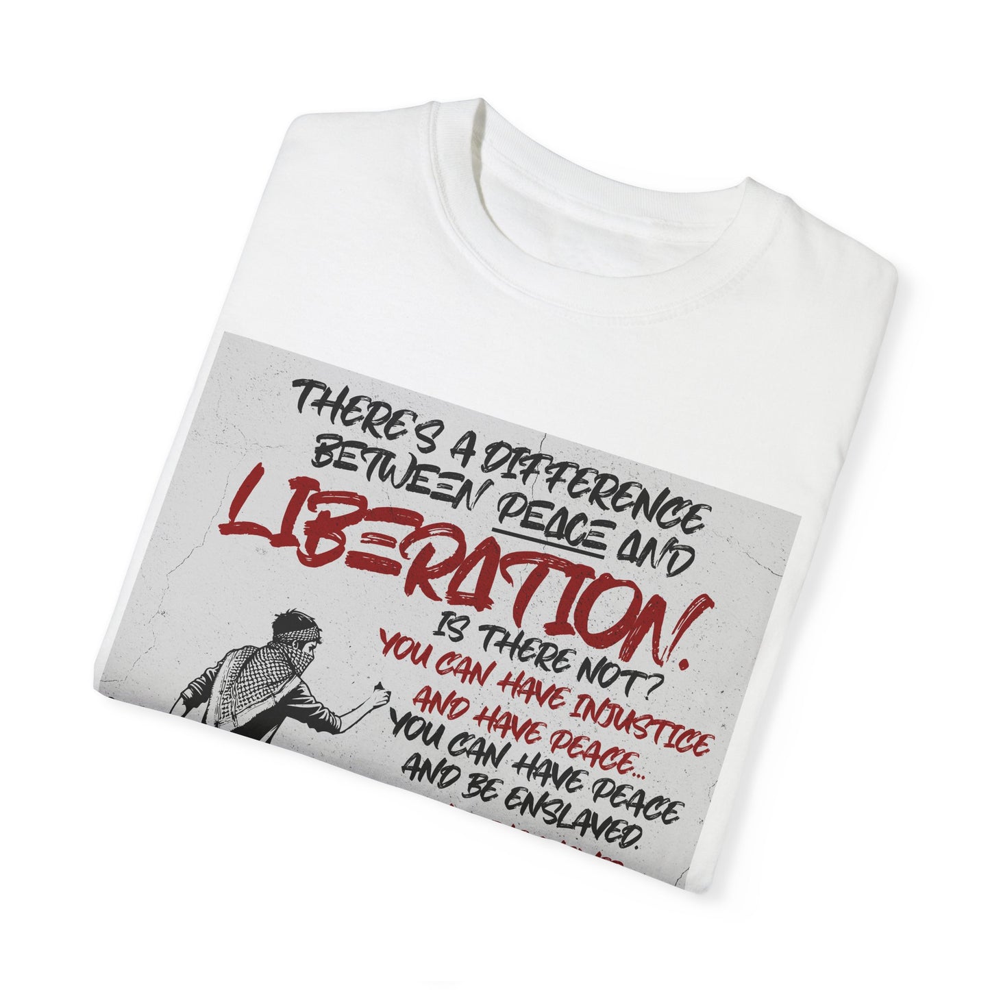 Liberation - Kwame Ture - Unisex Garment-Dyed T-Shirt