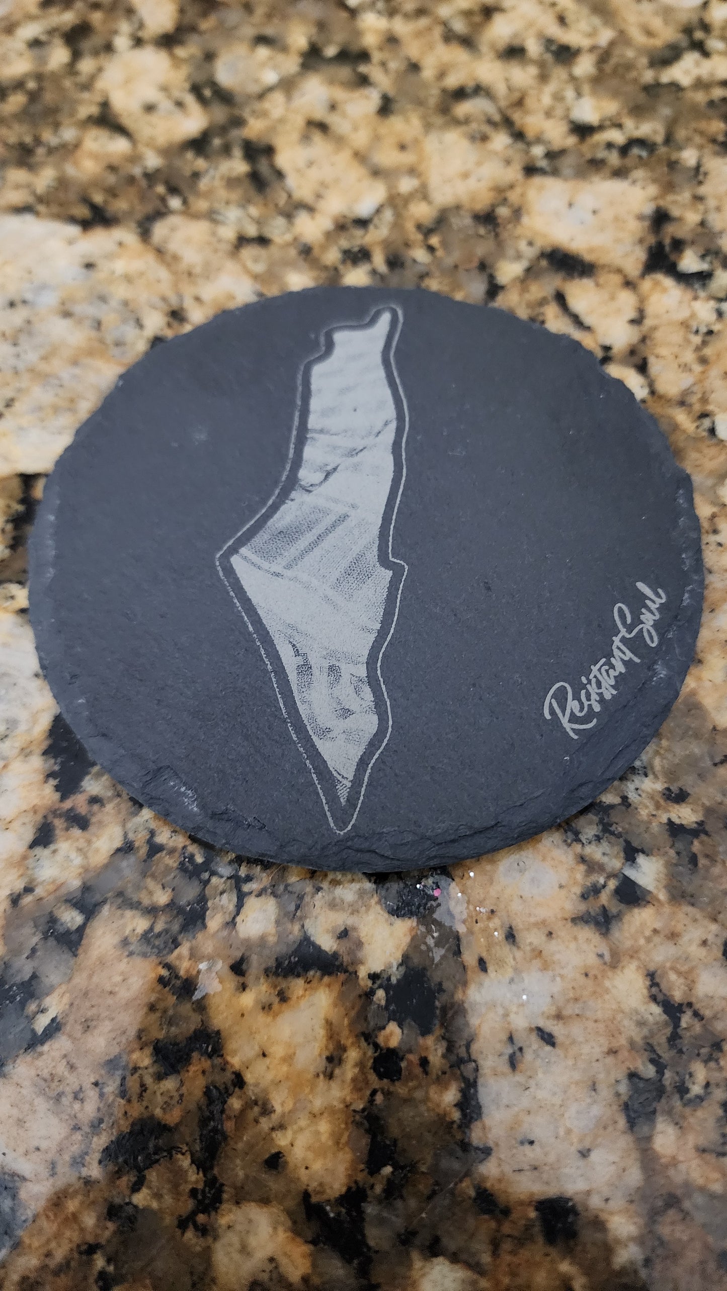 Resistant Soul Slate Stone Coasters