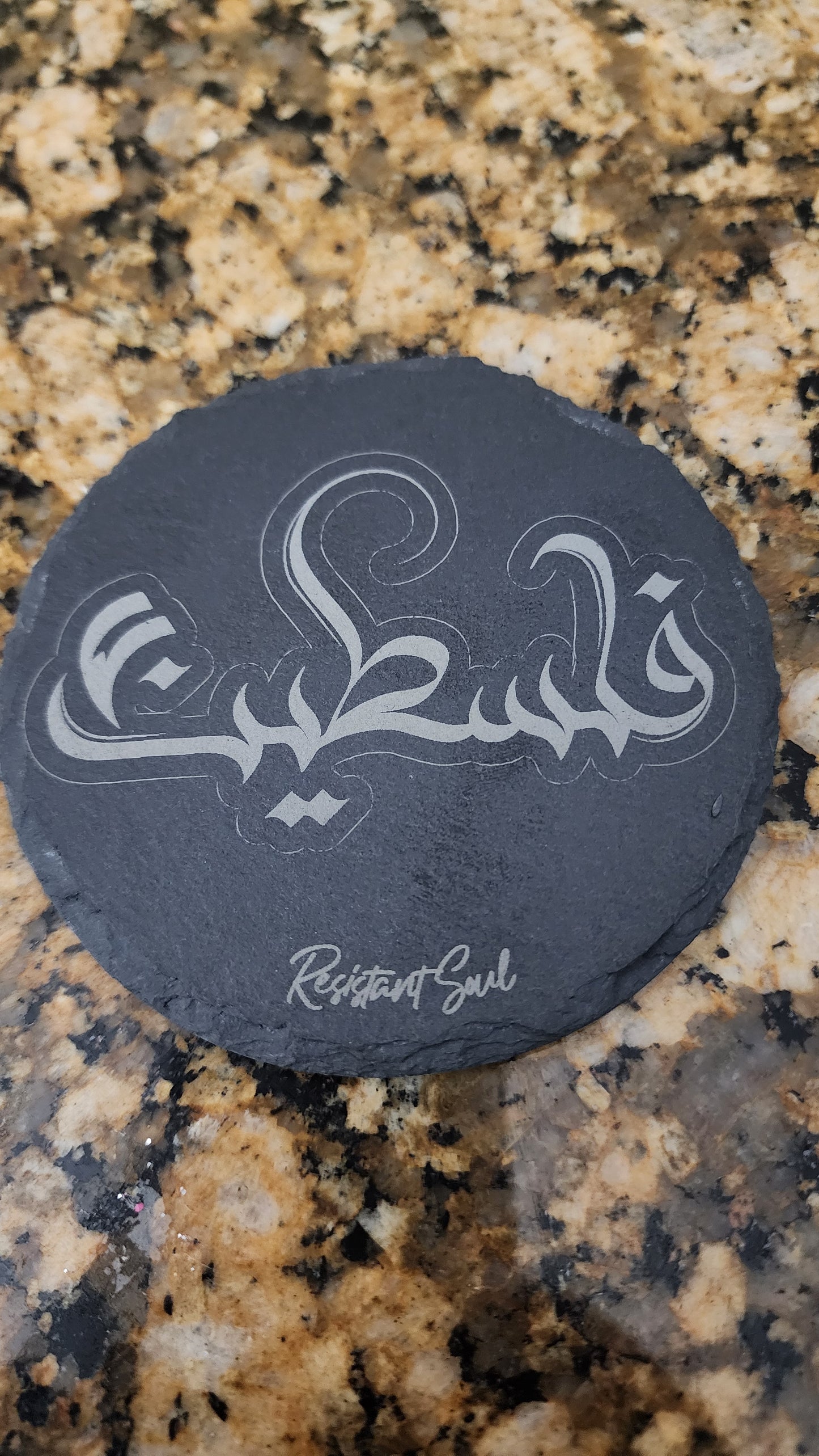 Resistant Soul Slate Stone Coasters
