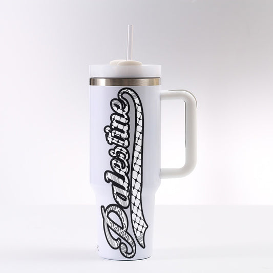Palestine Tumbler 40 oz With Handle