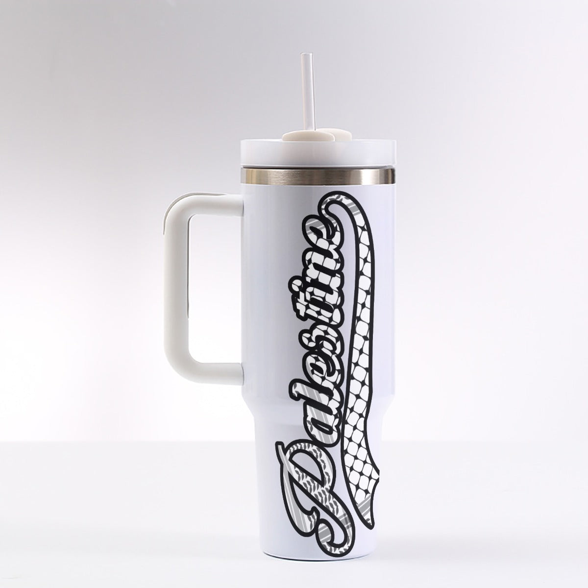 Palestine Tumbler 40 oz With Handle