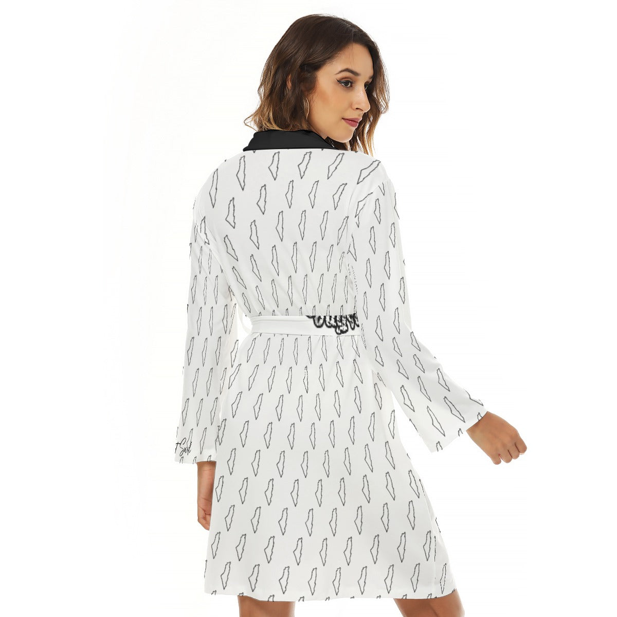 Palestine All-Over Print Women's Robe