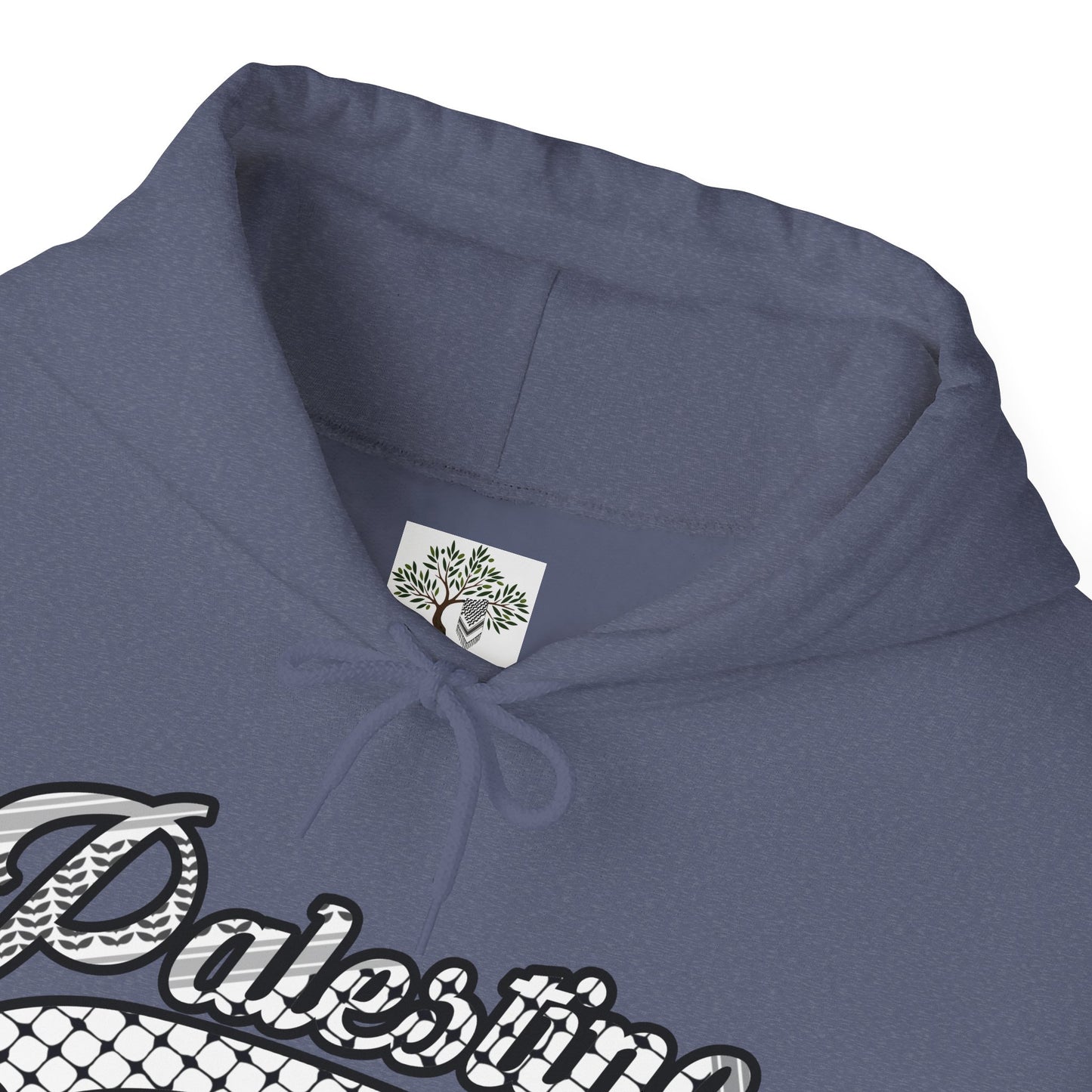 Palestine Keffiyeh Script Hoodie - Unisex Heavy Blend™ Sweatshirt