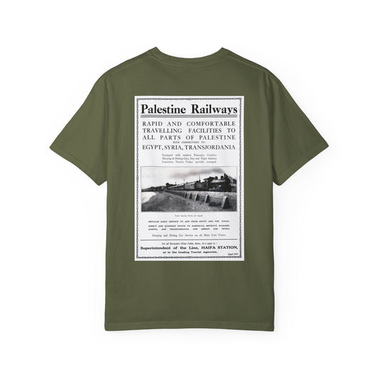 1922 Palestine Railways Unisex T-Shirt, Relaxed Fit Tee