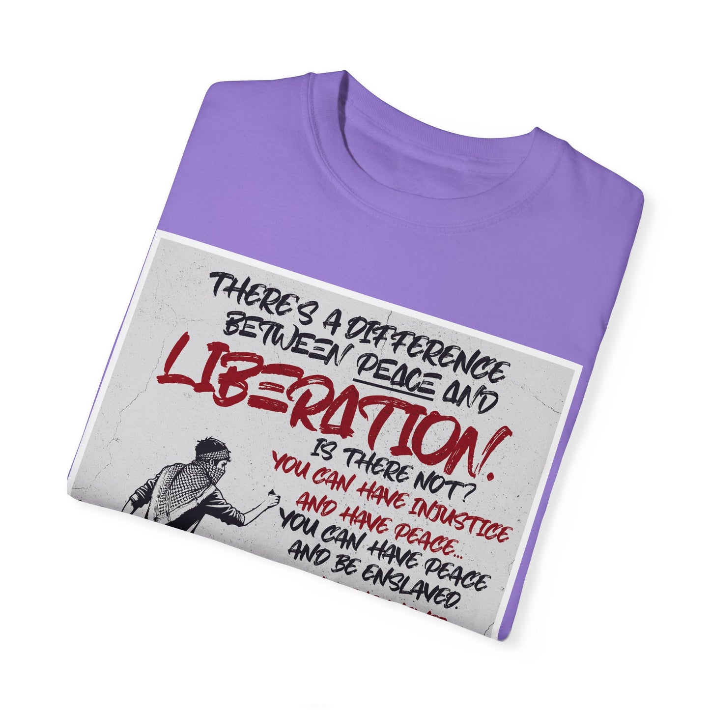Liberation - Kwame Ture - Unisex Garment-Dyed T-Shirt
