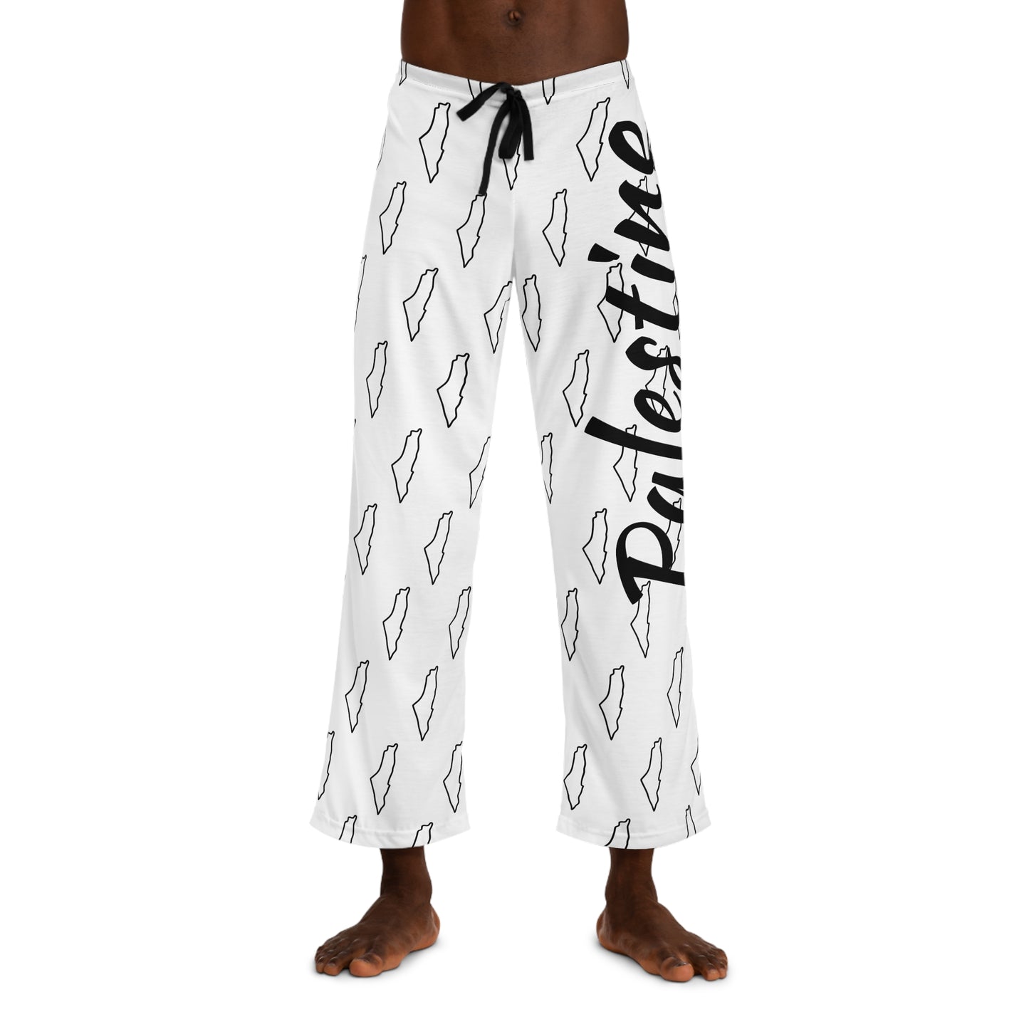 Palestine Print Men's Pajama Pants - Comfortable Lounge Wear for Relaxation