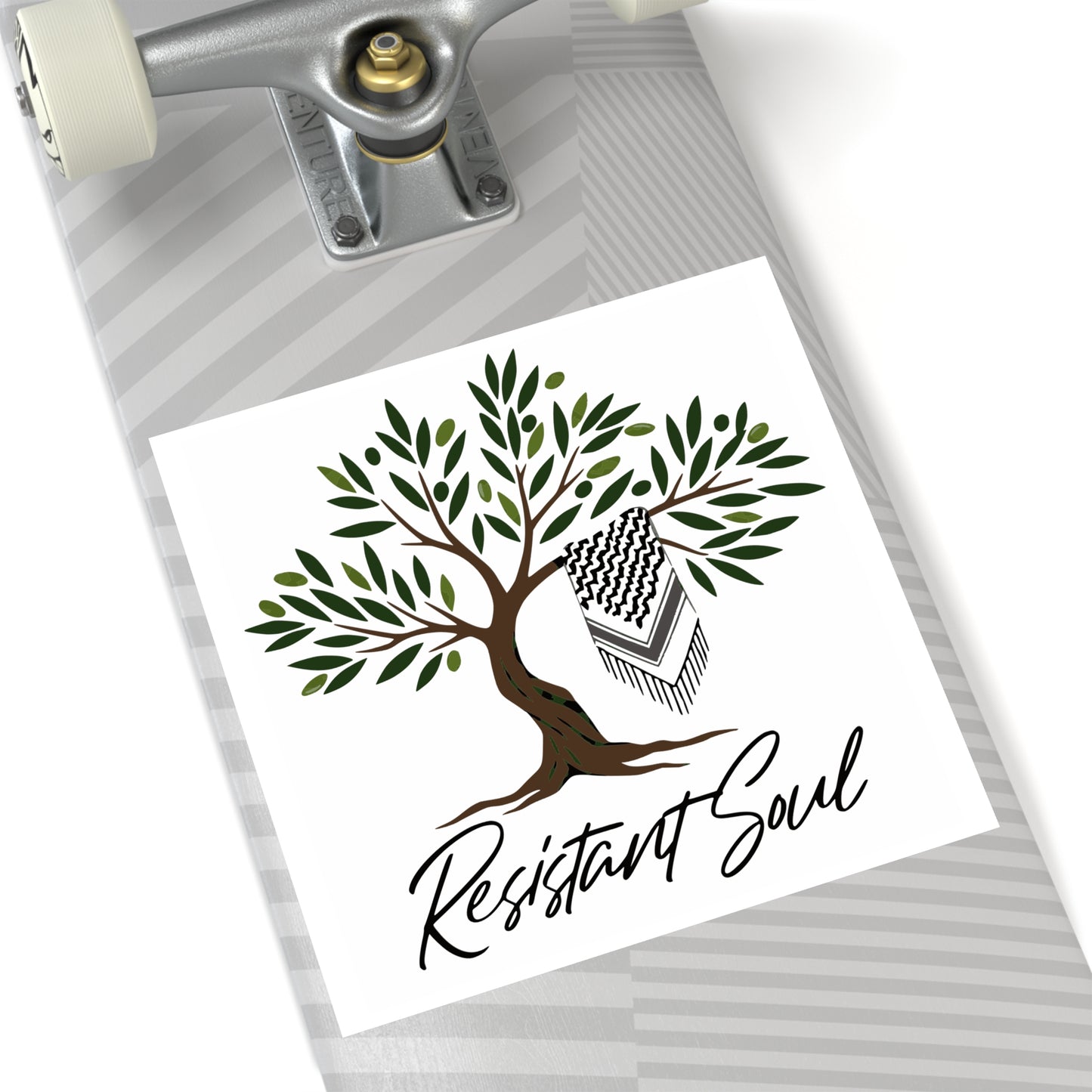 Resistant Soul Square Stickers - Indoor/Outdoor