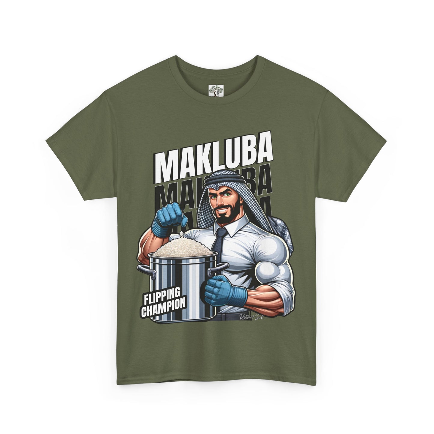 Makluba Flipping Champion Unisex Heavy Cotton Tee