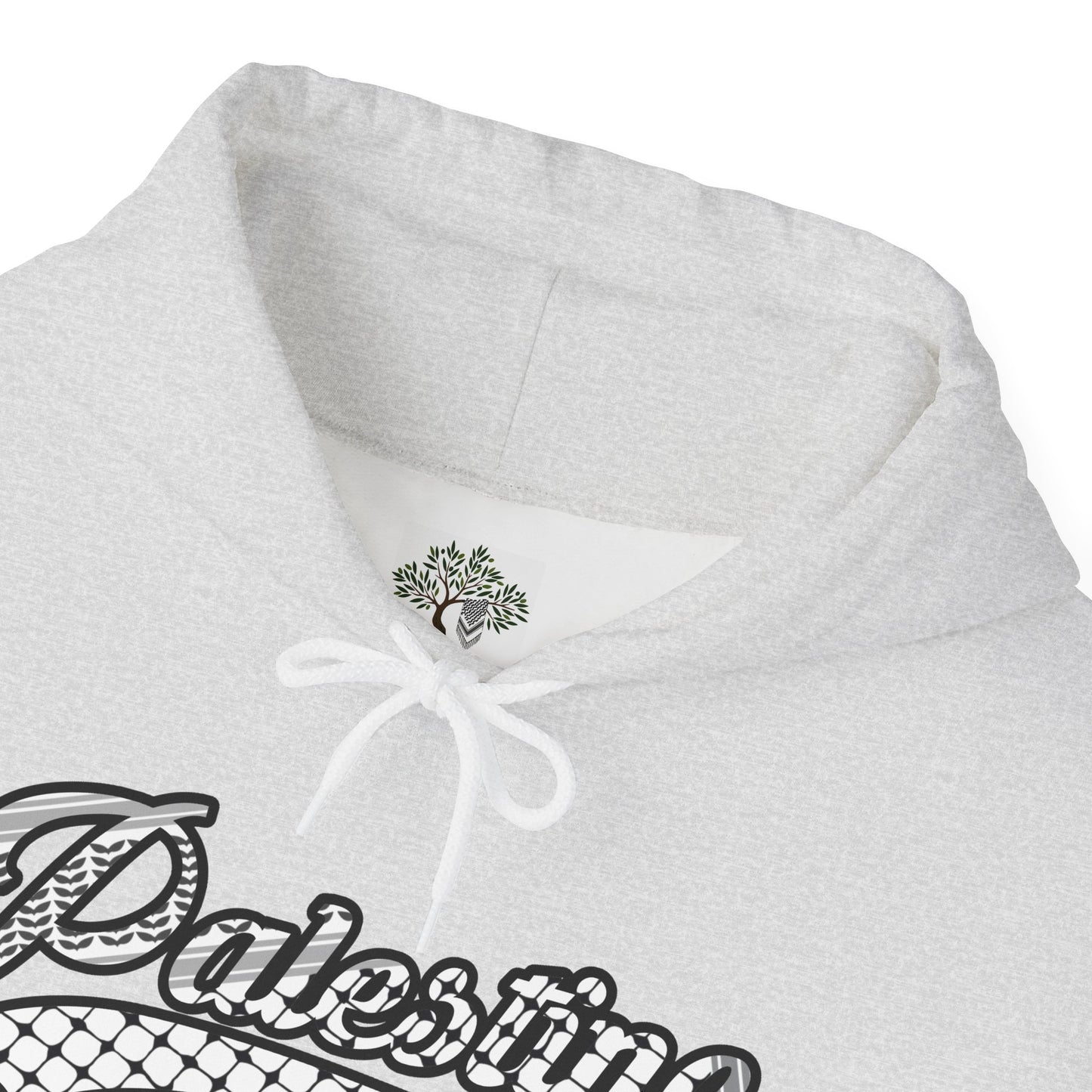 Palestine Keffiyeh Script Hoodie - Unisex Heavy Blend™ Sweatshirt