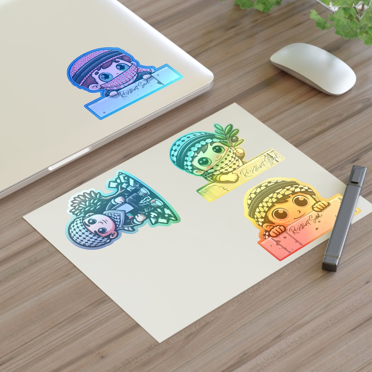 Keffiyeh Kids Stickers - Boys Pack - Palestine Inspired Designs