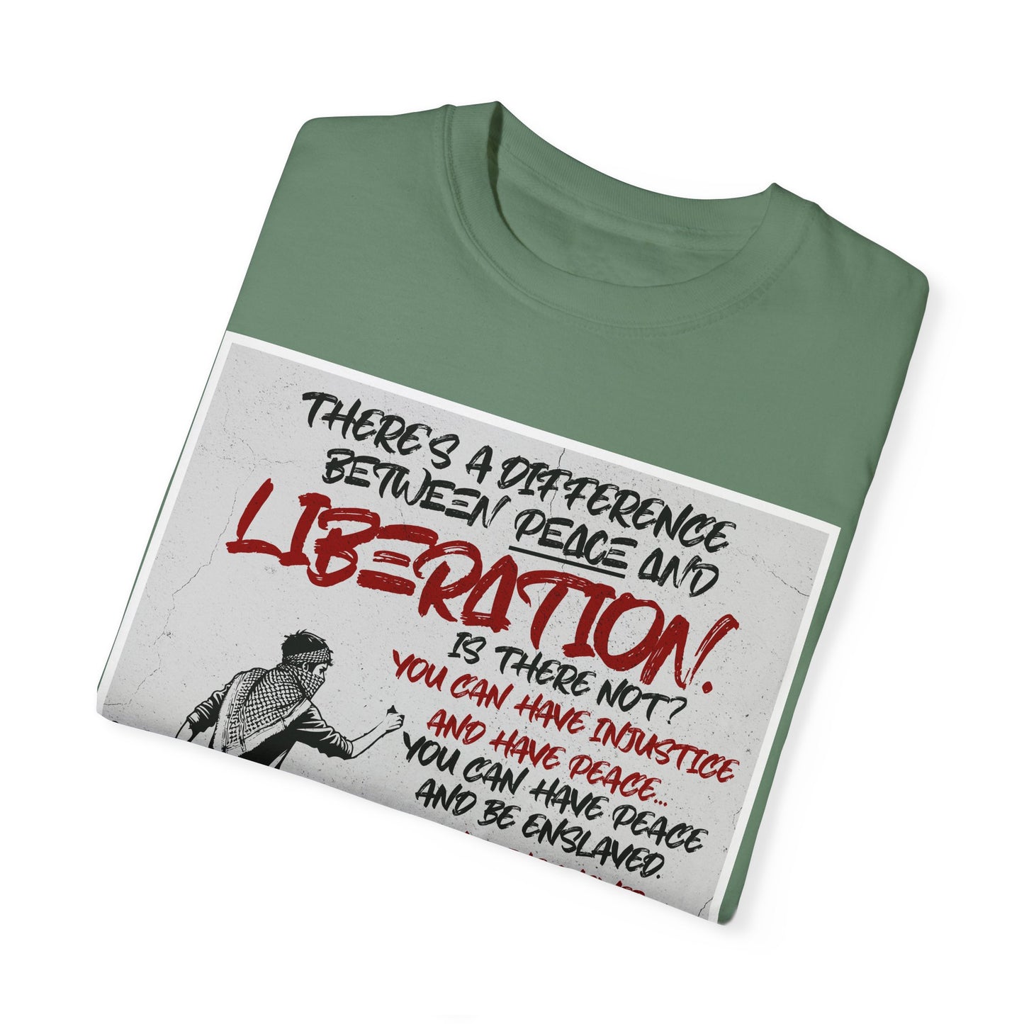 Liberation - Kwame Ture - Unisex Garment-Dyed T-Shirt