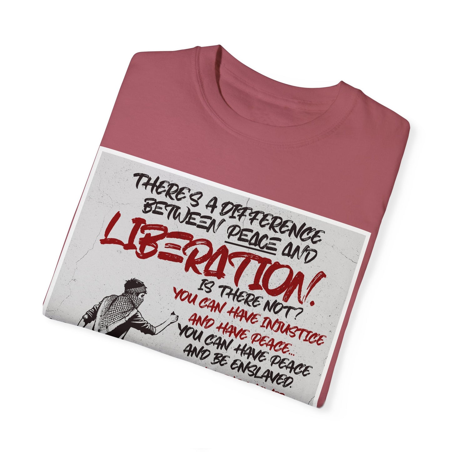 Liberation - Kwame Ture - Unisex Garment-Dyed T-Shirt