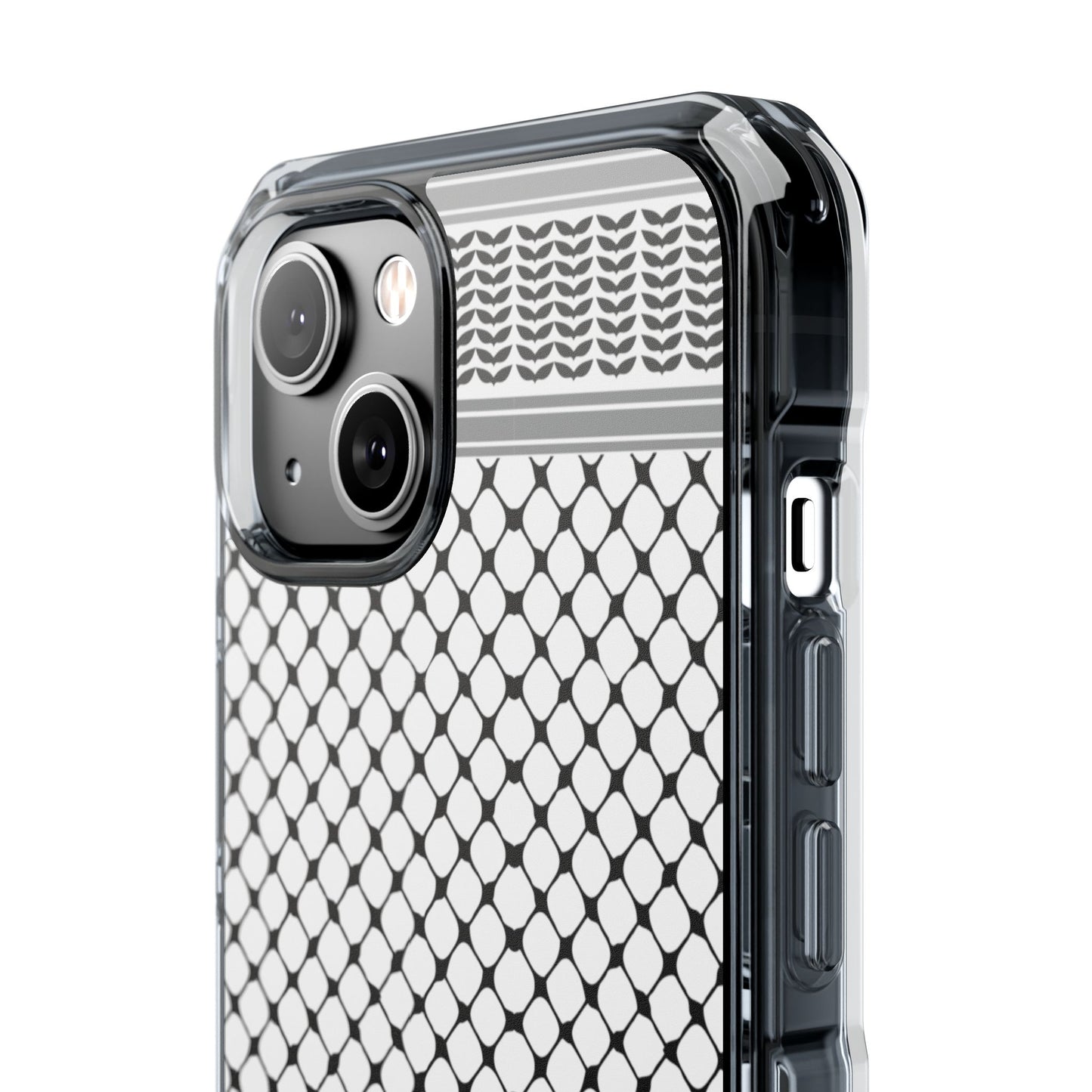 Keffiyeh Magnetic Clear Impact Case - Sleek Mesh Design for Maximum Protection