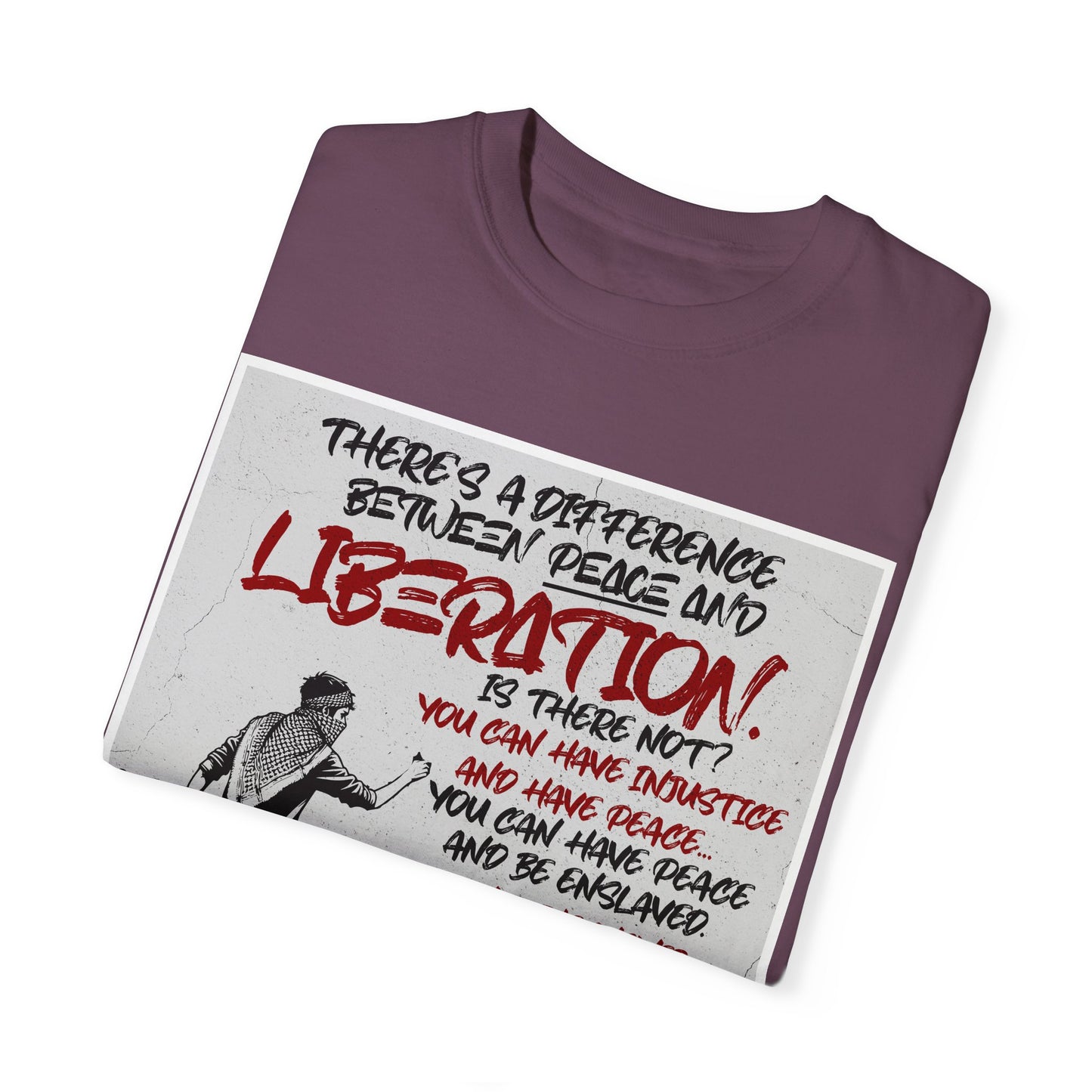 Liberation - Kwame Ture - Unisex Garment-Dyed T-Shirt