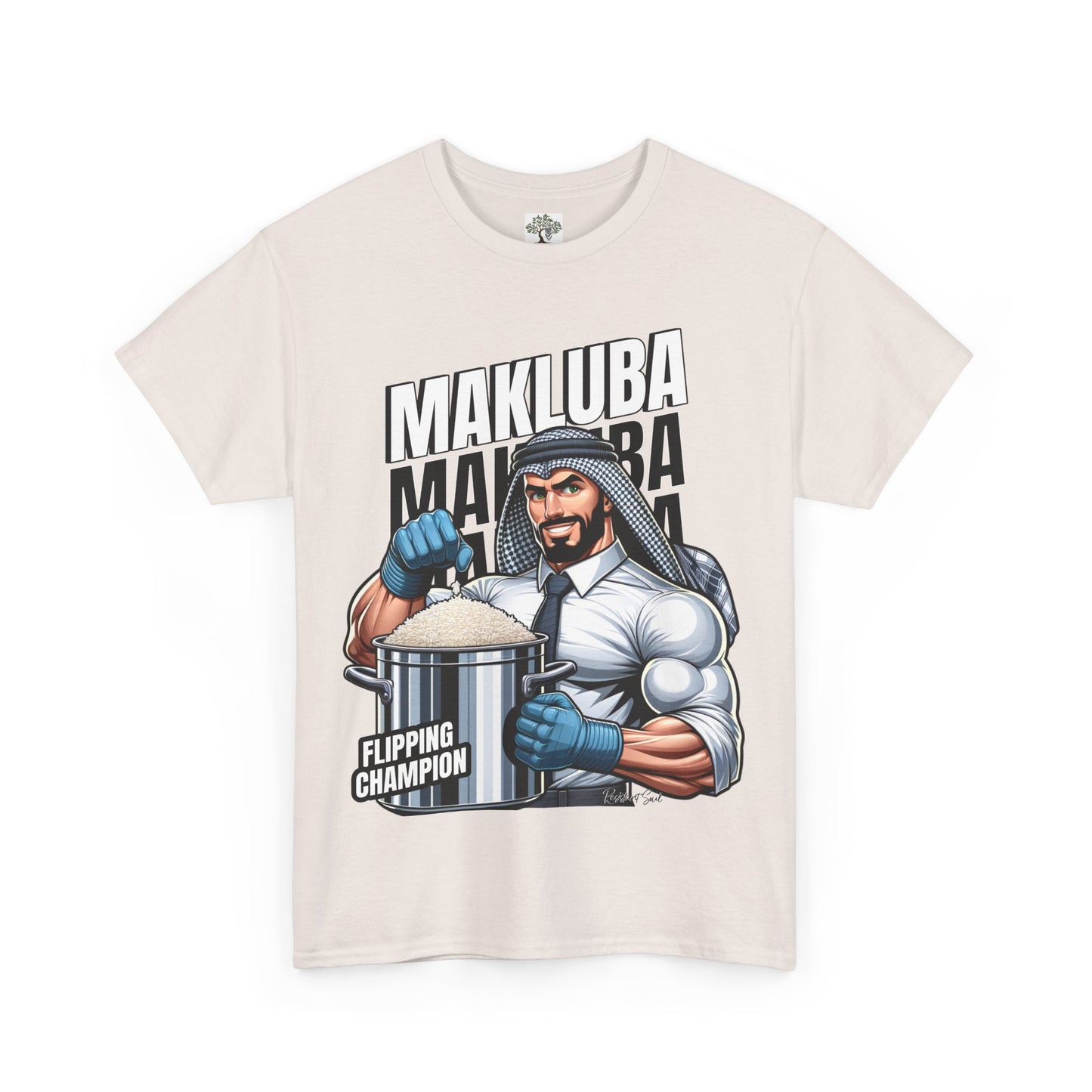 Makluba Flipping Champion Unisex Heavy Cotton Tee