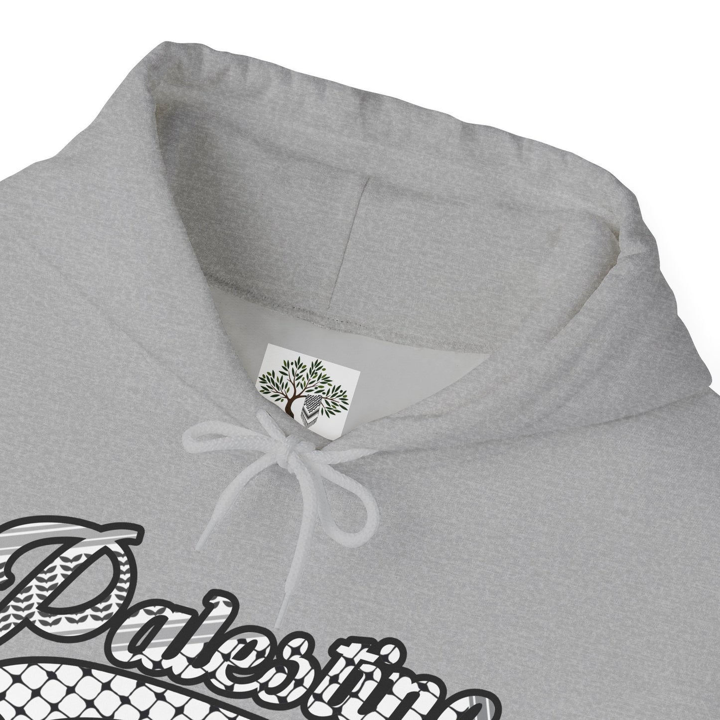 Palestine Keffiyeh Script Hoodie - Unisex Heavy Blend™ Sweatshirt