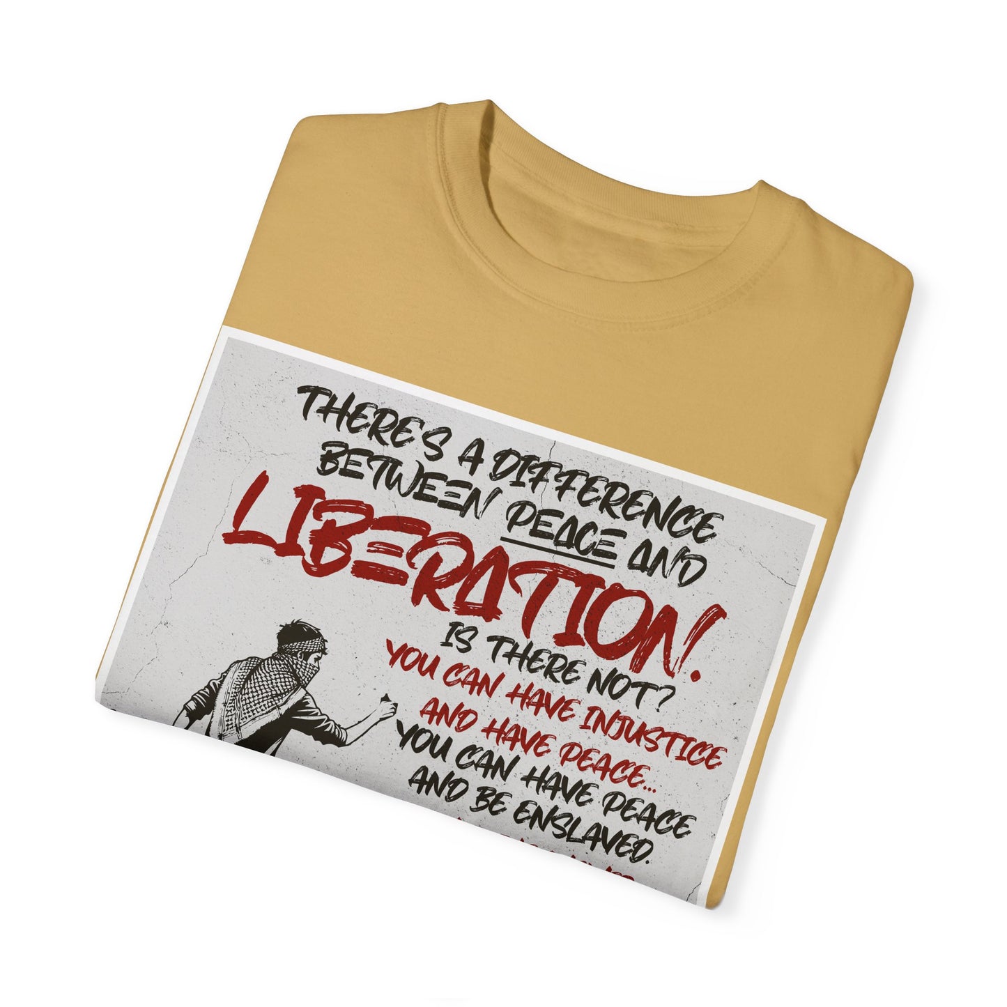 Liberation - Kwame Ture - Unisex Garment-Dyed T-Shirt