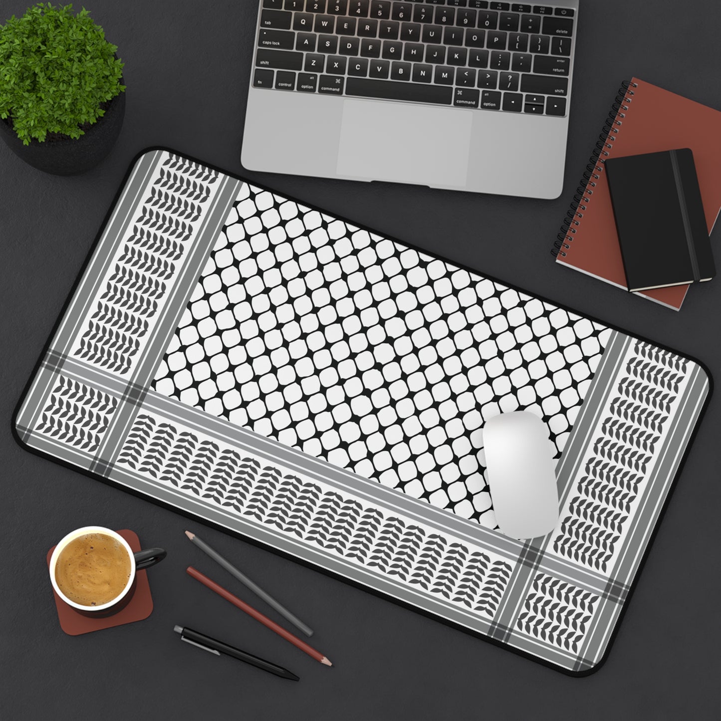 Keffiyeh Mouse Pad / Desk Mat- Perfect for Home Office and Workspaces