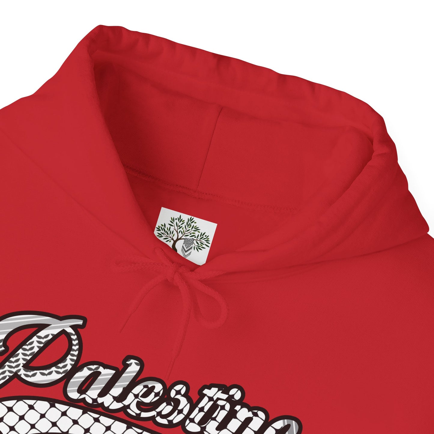 Palestine Keffiyeh Script Hoodie - Unisex Heavy Blend™ Sweatshirt