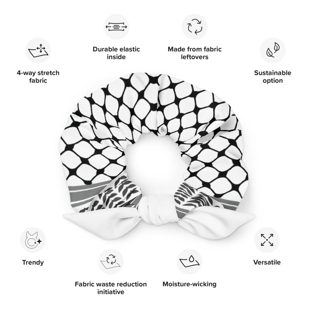 Keffiyeh Print Scrunchie