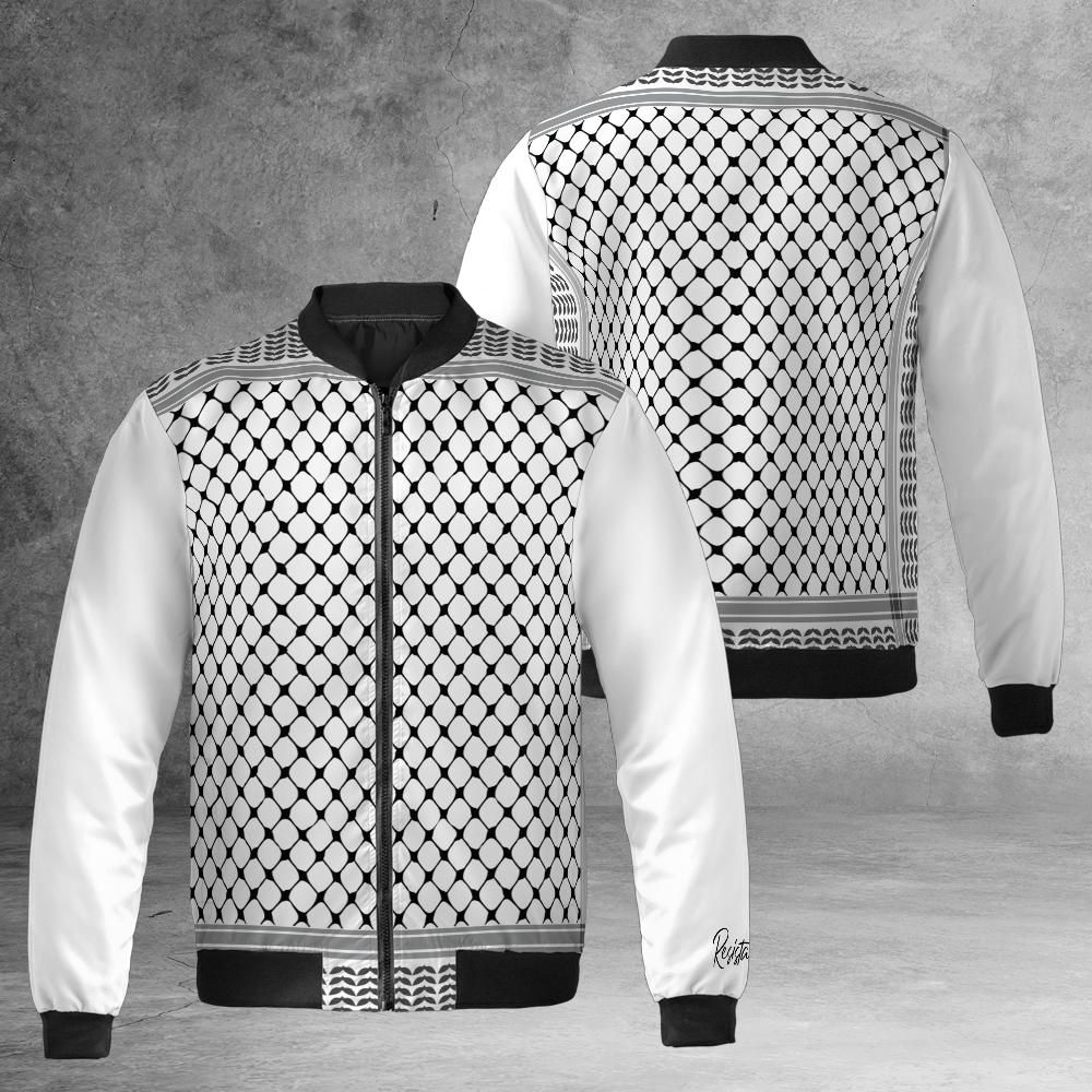 Keffiyeh Bomber Jacket