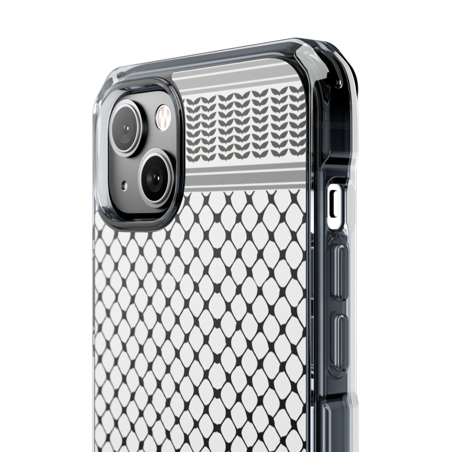 Keffiyeh Magnetic Clear Impact Case - Sleek Mesh Design for Maximum Protection